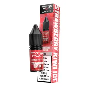 Strawberry Kiwi Ice Nic Salt E-Liquid by Pyne Pod 10ml | 5mg
